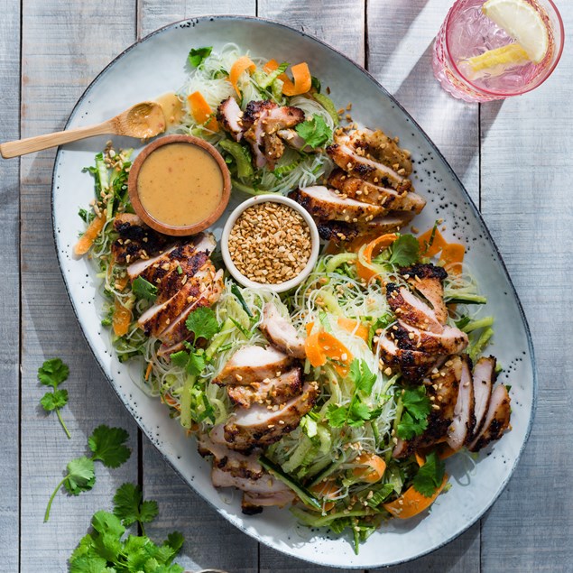 Grilled Chicken Salad with Vietnamese Noodles