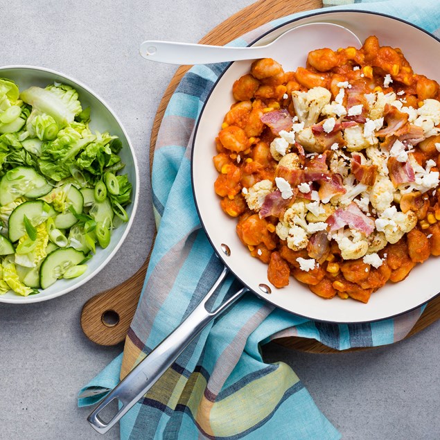 Bacon, Tomato and Basil Gnocchi