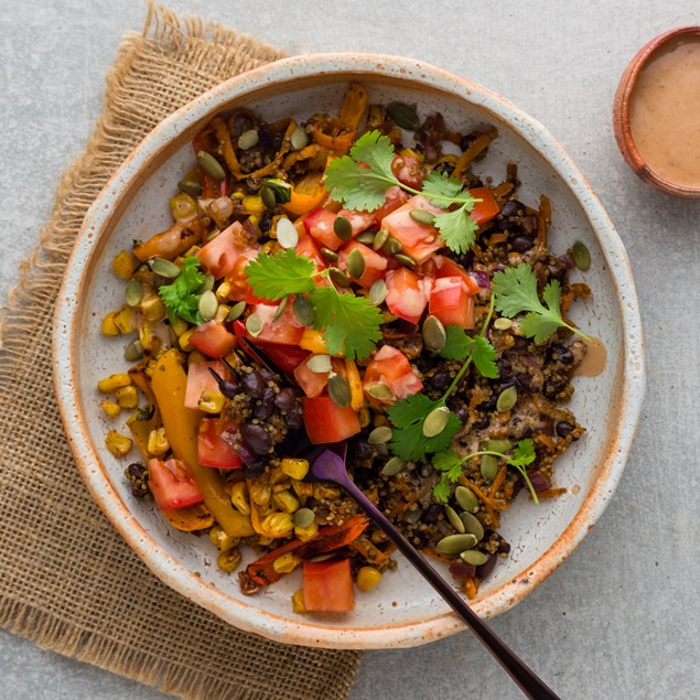 Mexican Quinoa Bowls with Roasted Corn