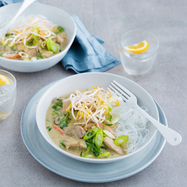 Thai Chicken Green Curry with Vermicelli Noodles