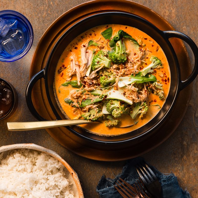 Thai Pork Red Curry with Rice
