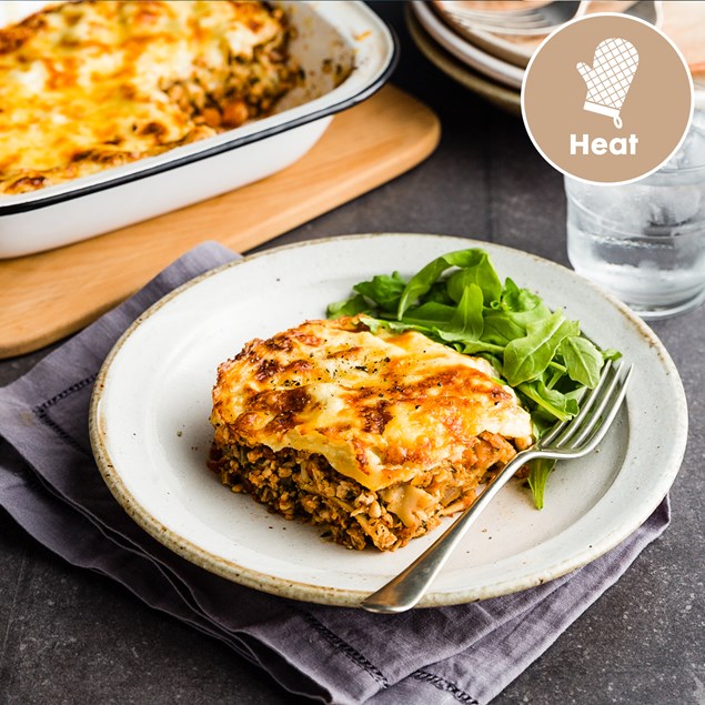 Chicken Lasagne with Garden Salad