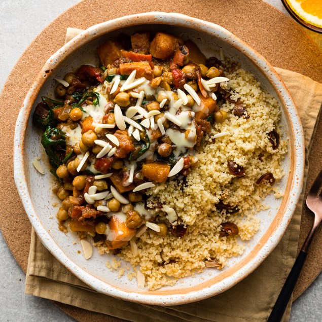 Moroccan Chickpea Tagine with Couscous - My Food Bag