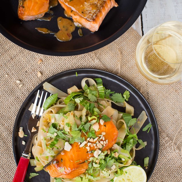 ThaiGlazed Salmon with Vegetable Pad Thai My Food Bag