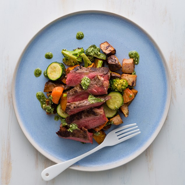 Beef Rump with Green Pesto
