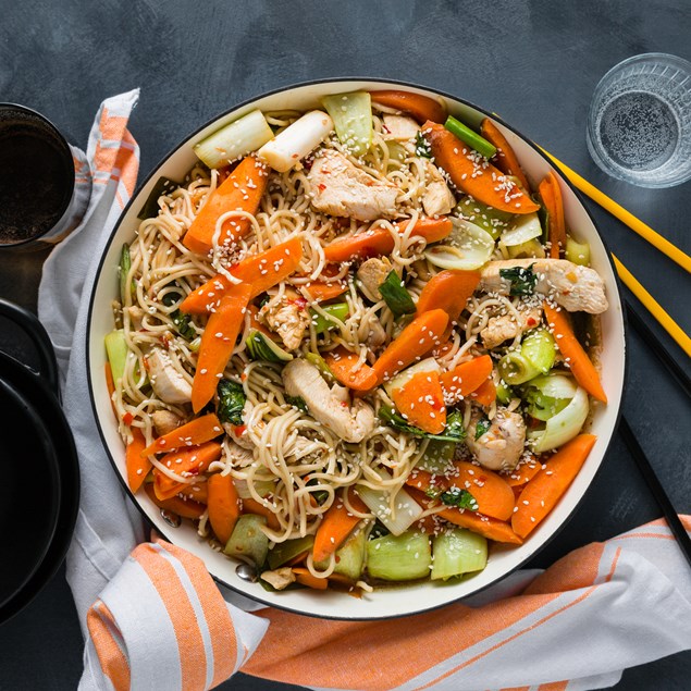 Ginger Chilli Chicken & Egg Noodle Stir-Fry