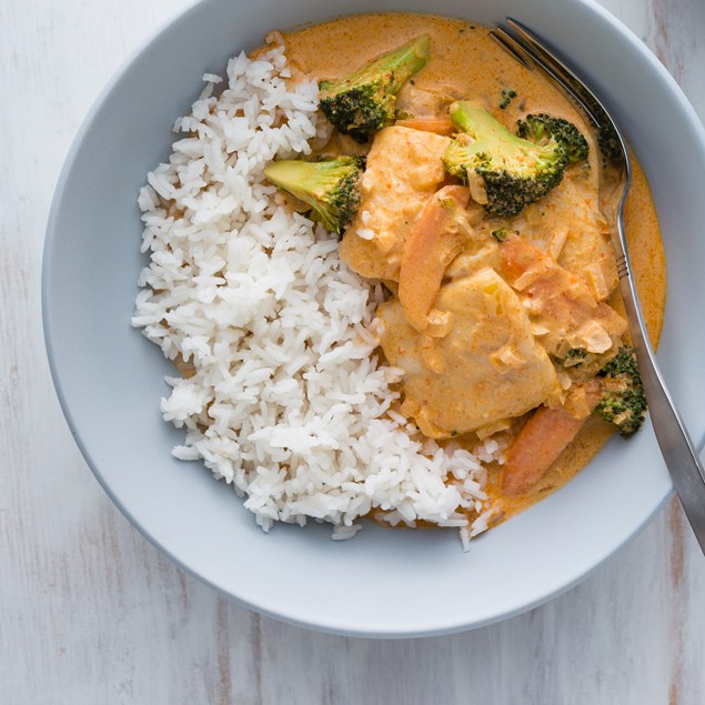 Panang Fish and Vegetable Curry