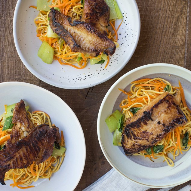 Indonesian Fried Fish with Sweet Chilli Noodles - My Food Bag