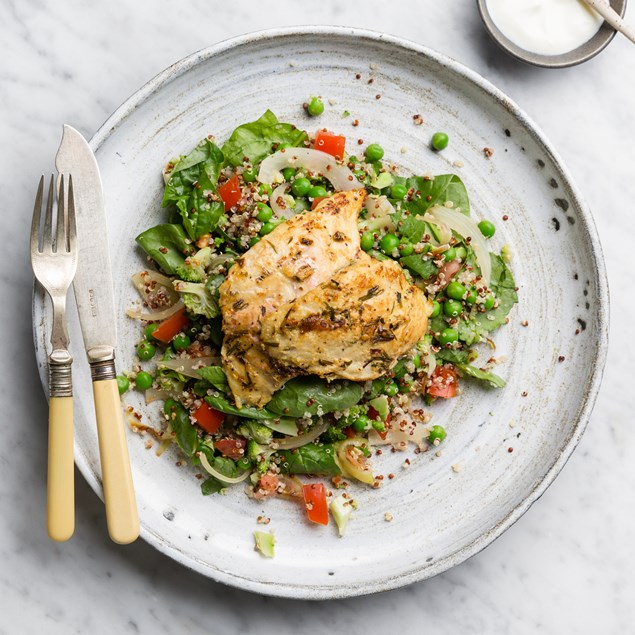 Tarragon & Mustard Fish with Quinoa & Lemon Yoghurt My Food Bag