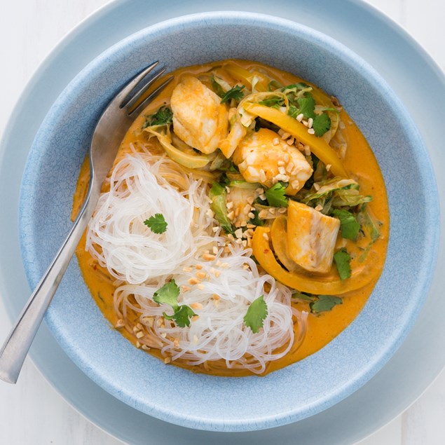 Panang Coconut Fish Curry with Vermicelli Noodles - My Food Bag