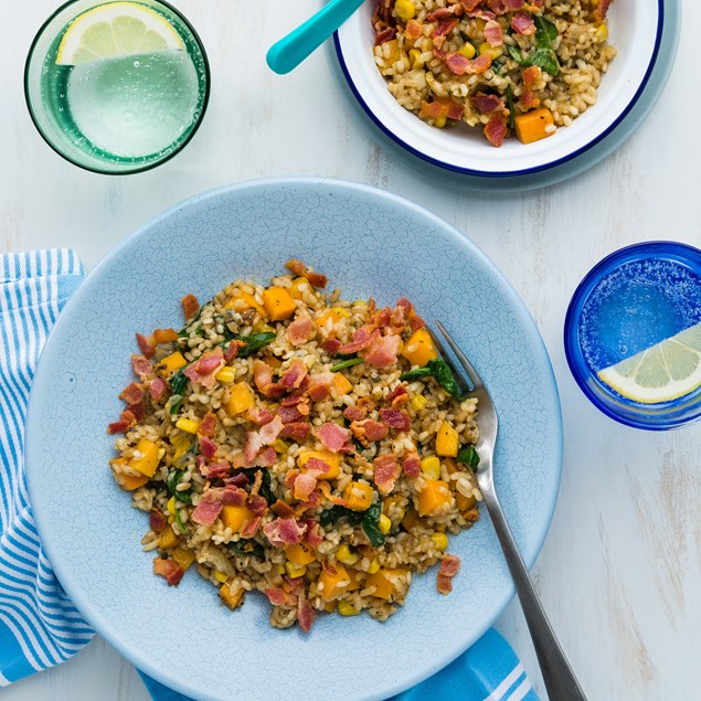 Bacon & Pumpkin Risotto