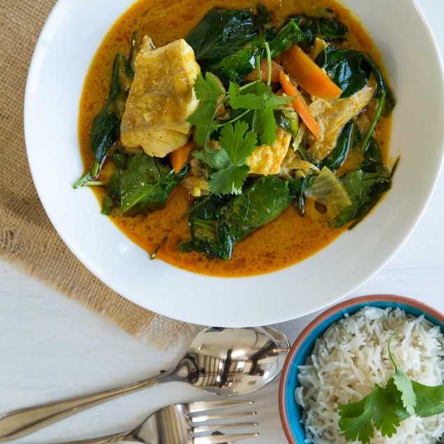 Panang Fish and Vegetable Curry