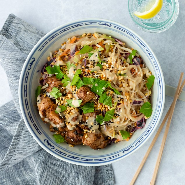 Bang Bang Chicken Salad with Mung Bean Noodles My Food Bag