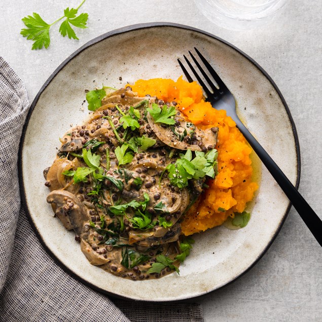 Creamy Mushroom Stroganoff