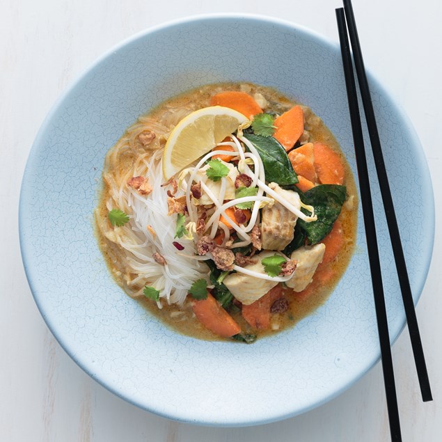 Fish Laksa with Vermicelli Noodles