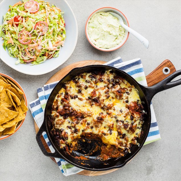 Pulled Beef Summer Nacho Salad