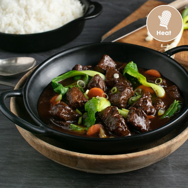 Asian Braised Beef With Rice And Garlic Chilli My Food Bag