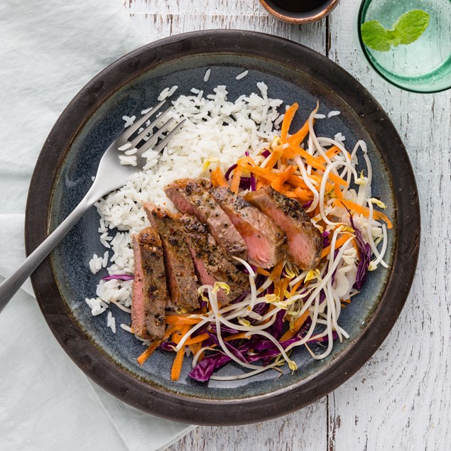 Thai Beef with Coconut Rice