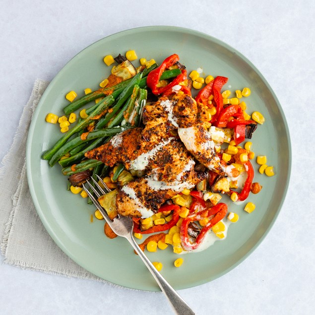 Spanish Chicken with Romesco & Kumara