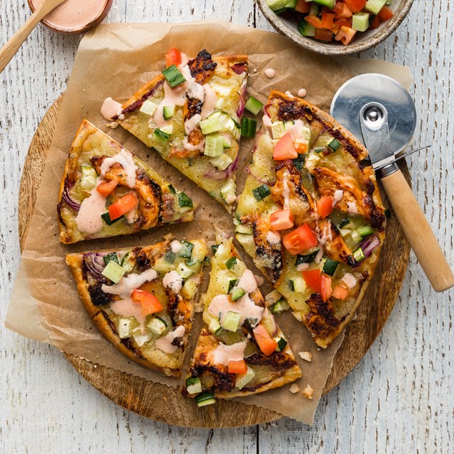 Butter Chicken Pizza