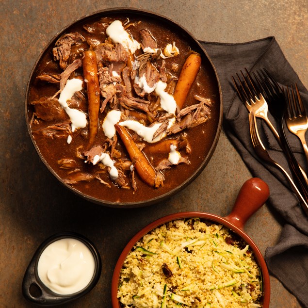 Lamb Tagine with Date Couscous
