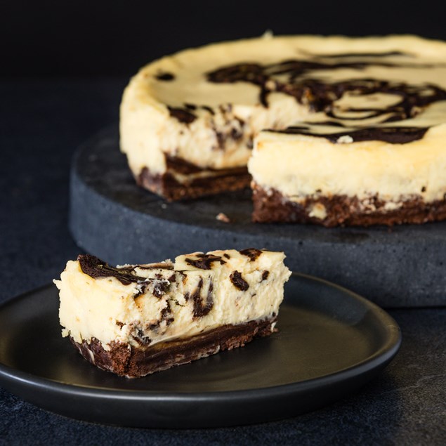 Black & White Chocolate Marble Cheesecake