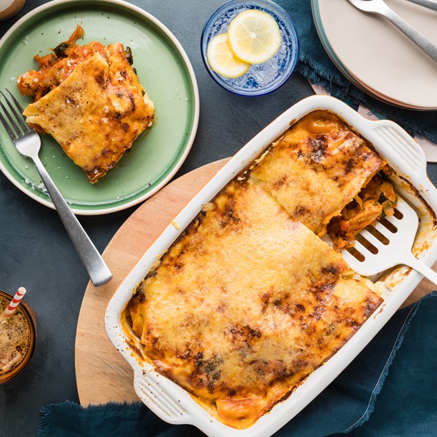 Cheesy Chicken Lasagne with Hidden Veg