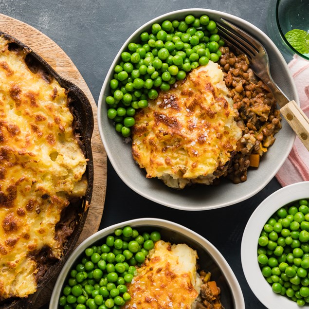 Veggie Cottage Pie with Cheesy Potato Topping