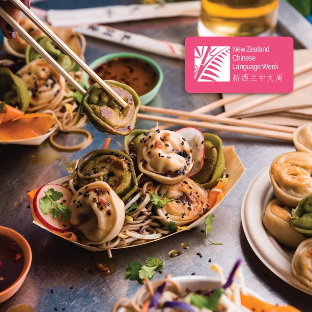 Perfect Pork Dumplings with Soba Noodle Slaw & Chilli Oil