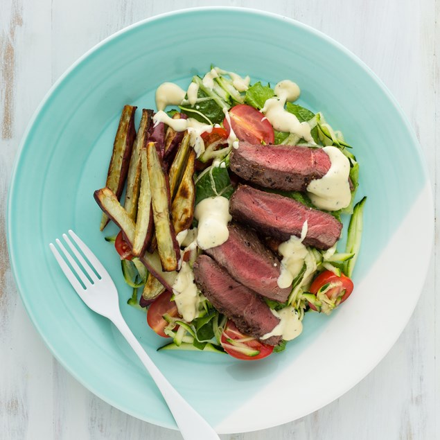 Kiwi Style Steak & Chips with Béarnaise Sauce