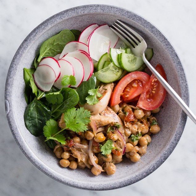 Mexican Chicken Bowl with Tomato Salsa