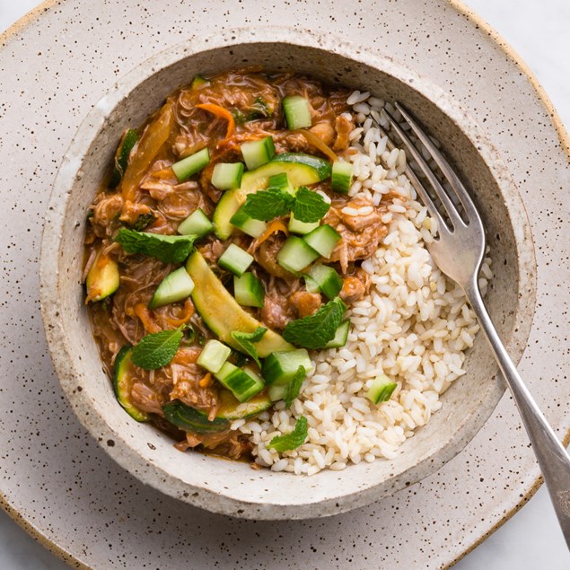 Lamb Massaman Curry with Steamed Rice