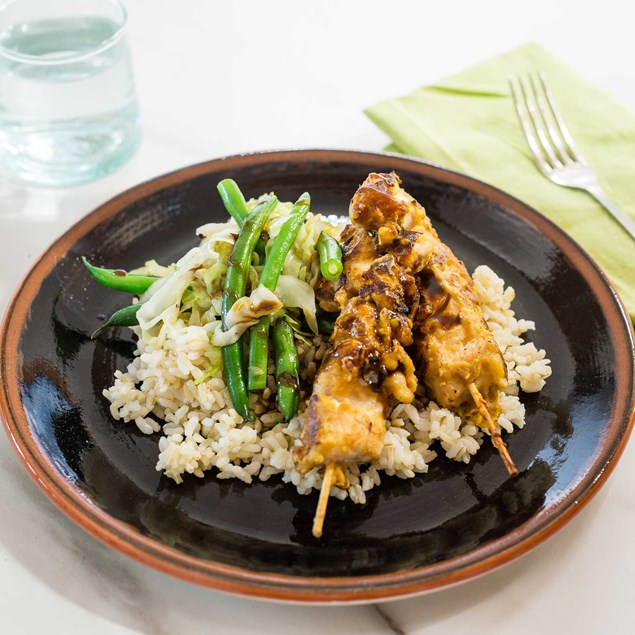 Karaage Chicken Skewers with Rice and Katsu Sauce - My Food Bag