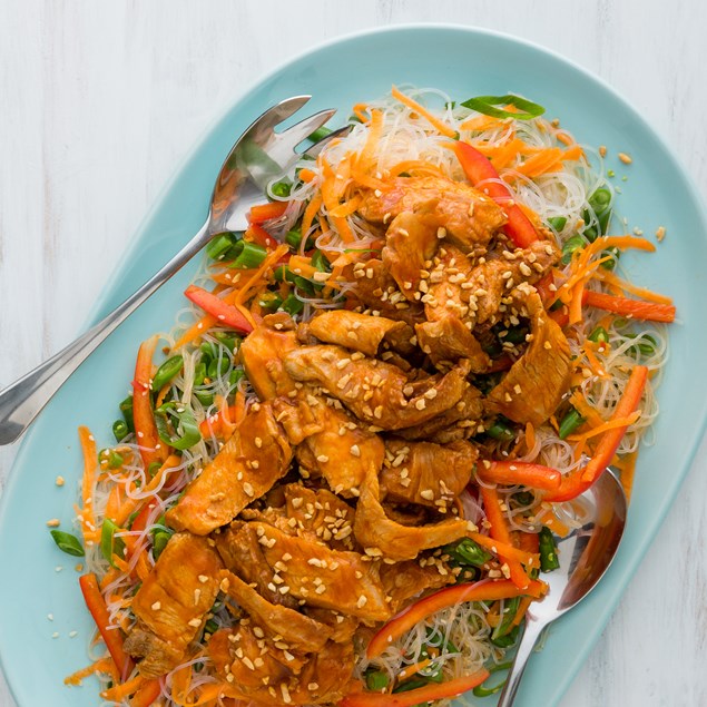 Sticky Pork with Vermicelli Noodle Salad