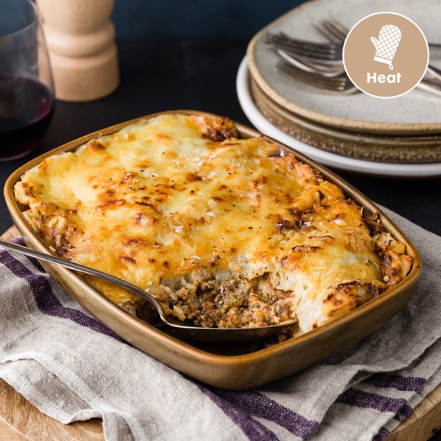 Beef Lasagne with Salad