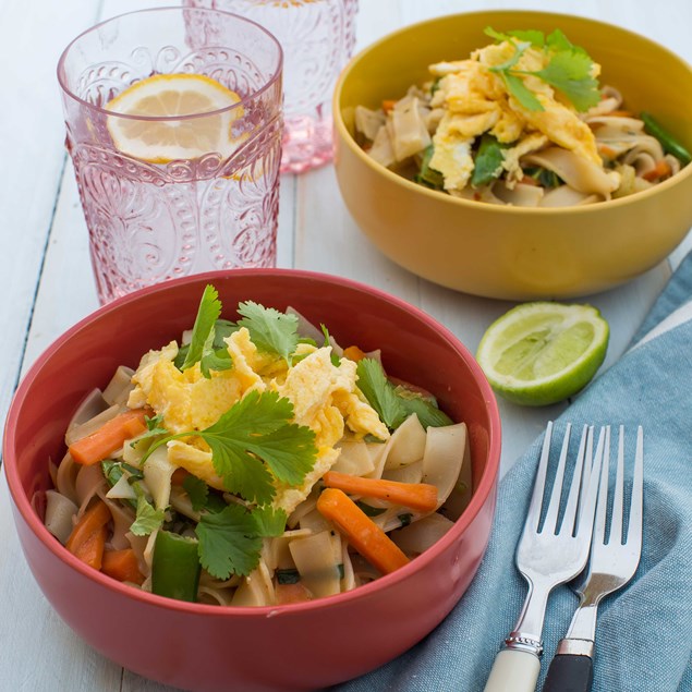 Pad Thai with Cashews and Lime