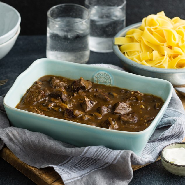 Beef Stroganoff with Pappardelle Pasta