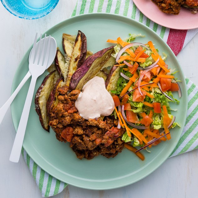 Loaded Kumara Wedges with Chipotle Beef & Sour Cream