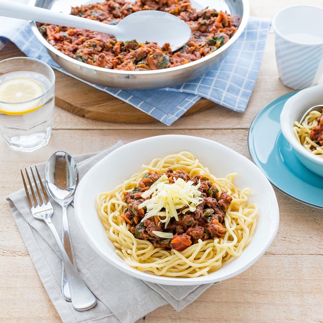 Beef and Bacon Bolognaise