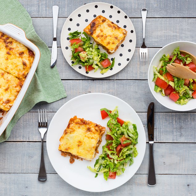 Chicken and Bacon Lasagne with Béchamel Sauce