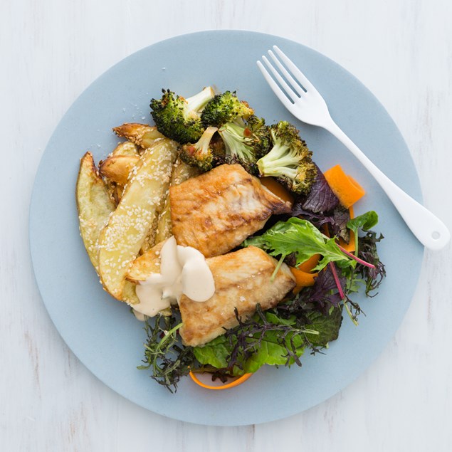 Crispy Fish with Sesame Potatoes and Charred Broccoli - My Food Bag