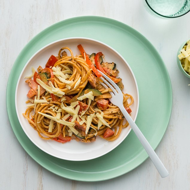 Creamy Bacon and Tomato Pasta