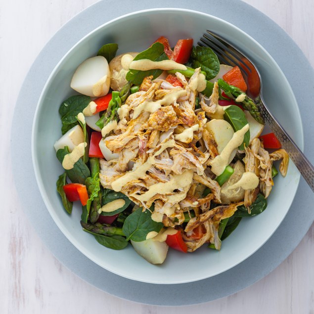 Summer Coronation Chicken Salad