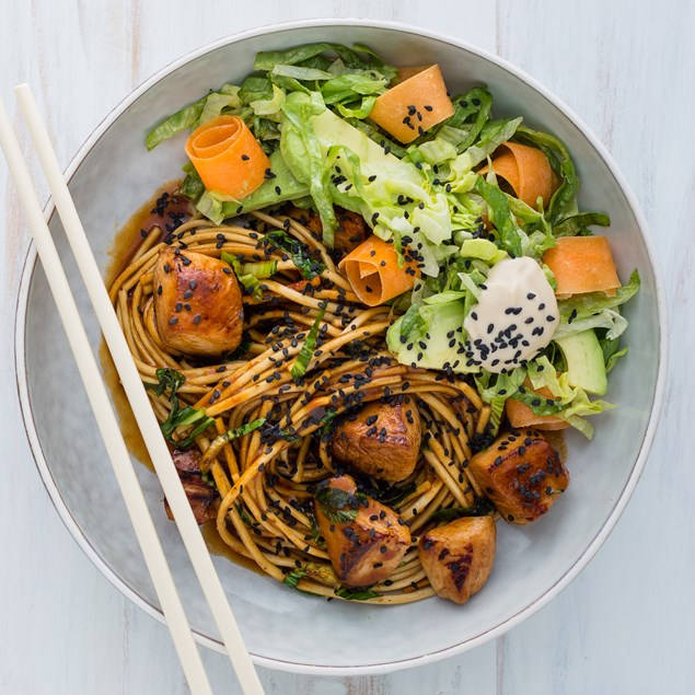 Teriyaki Chicken with Soba Noodles