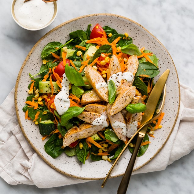 RANCH CHICKEN SALAD BOWL - My Food Bag