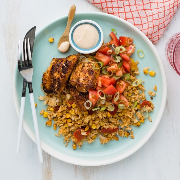 Cajun Fish with Southern Rice