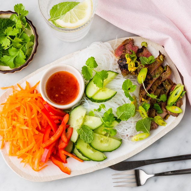 Lemongrass Beef With Vermicelli & Fresh Herbs - My Food Bag