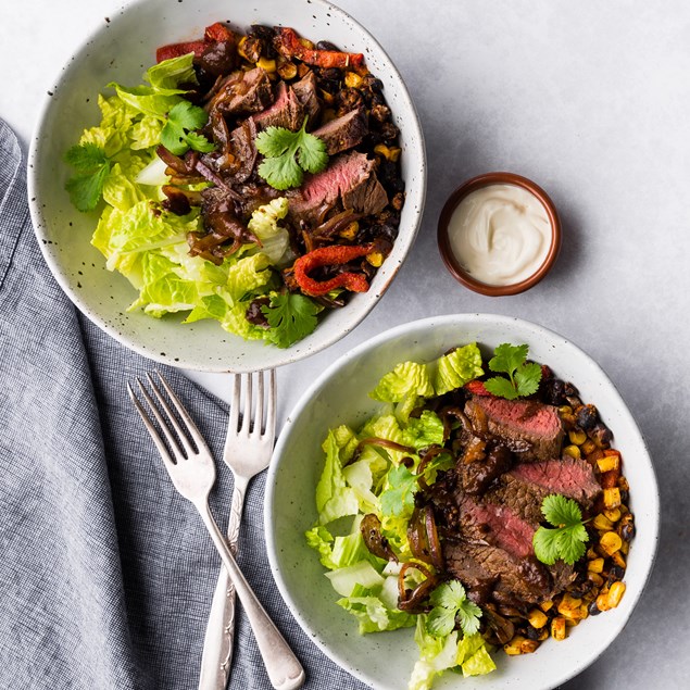 Chipotle Beef Bowl with Avocado