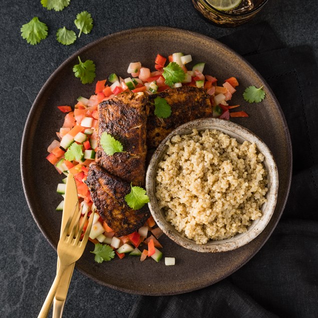 Fijian Fish with Coconut Quinoa