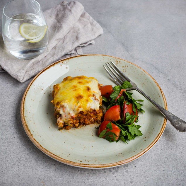 Chicken and Bacon Lasagne with Bechamel Sauce